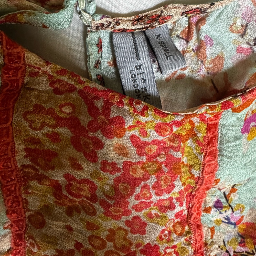 Bl-nk Miranda peasant blouse size XS - Picture 3 of 3